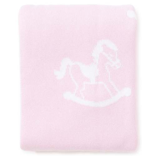 Pink Rocker Knit Novelty Blanket