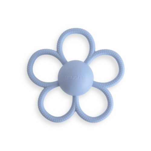 Daisy Rattle Teether Faded Denim One Size
