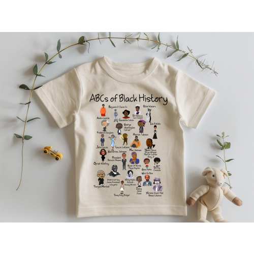 ABCs of Black History Shirt, Black Lives Matter Shirt, African American Kids Shirt, Juneteenth Shirt, Martin Luther Day Tee, Equality Shirt