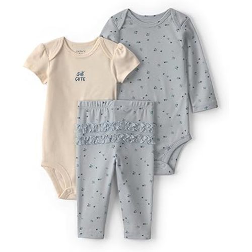 Carter's Baby Girls' 3-piece Pant Set