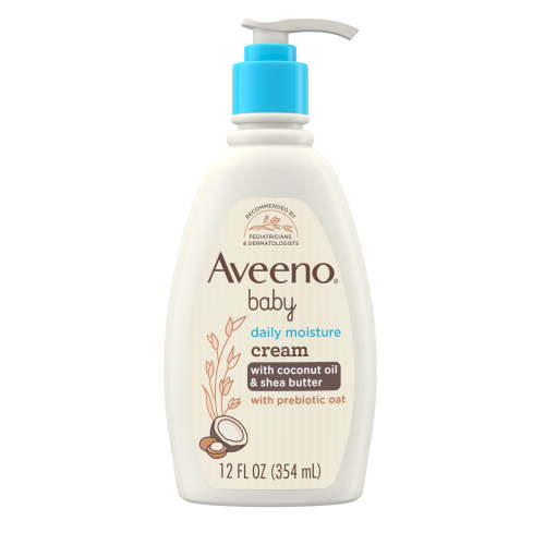 Aveeno Baby Daily Moisturizing Body Lotion Cream for Sensitive Skin, 12 fl oz