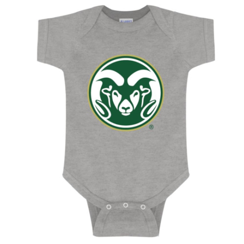 Colorado State Infant Bodysuit Colorado State Primary Athletics Mark