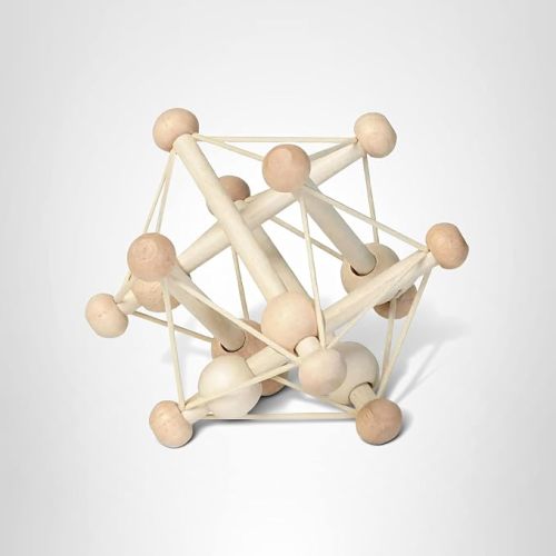 Manhattan Toy Skwish Natural Rattle and Teether Grasping Activity Toy