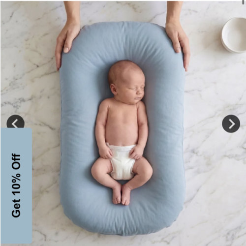 Little Manta Pastel Baby Lounger Nest