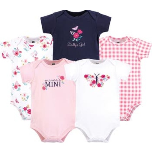Cotton Bodysuits 5-Pack, 3-6M
