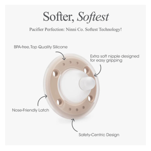 Ninni Pacifier Oatmeal 2 Pack