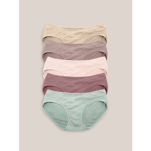 Under-the-Bump Bikini Underwear Pack | Low Rise Style - Neutrals - Kindred Bravely