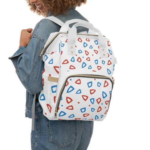 Egg Print Multifunctional Diaper Backpack