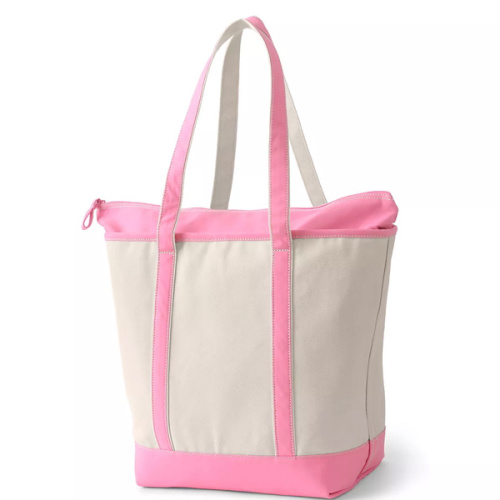Large 5 Pocket Open Top Canvas Tote Bag | Lands' End