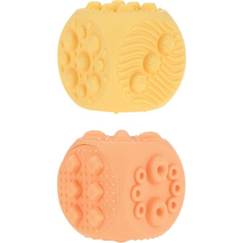 Nuby 100% Soft Silicone Block Poppers - 2 Pack