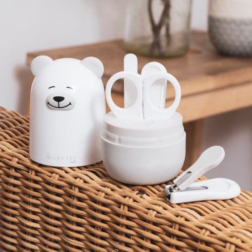 Baby Nail Care Kit: 4-in-1 Baby Nail Clippers and Nail Scissors Set in – The Milky Tee Company