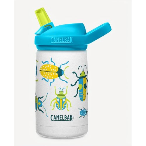 CamelBak Eddy+ Kids Stainless Steel Bite Valve Water Bottle 12oz, Bugs!