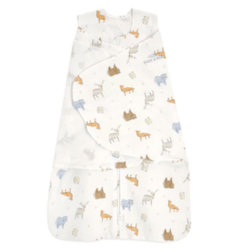 100% Cotton Baby Swaddle Forest Friends | Newborn | HALO US