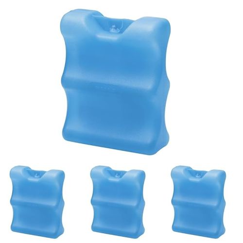 Medela Ice Pack for Breast Milk Storage, Contoured Shape Designed to Fit Breastmilk Bottles, for On The Go or Traveling Moms (Pack of 4)