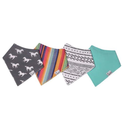 Copper Pearl Bandana Bib Sets