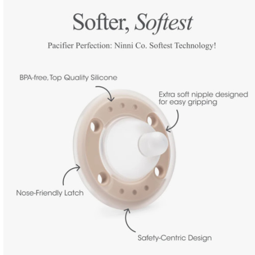 Ninni Pacifier Oatmeal 2 Pack