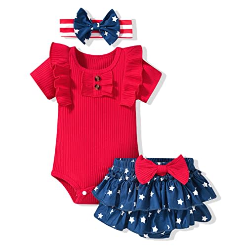 Aalizzwell Newborn Infant Baby Girls Summer Outfit