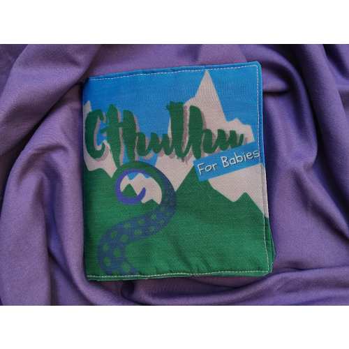 Cthulhu Book For Babies - H. P. Lovecraft Cthulhu Soft Baby Book - Handmade Nerdy Baby Book - Nerdy Christmas Gift