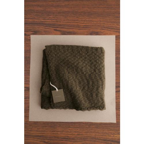 ZARA TIMELESS - WOOL BLANKET - Dark khaki | ZARA United States
