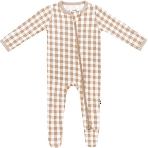 KYTE BABY Soft Bamboo from Rayon Long Sleeve Unisex Bodysuit, 0-24 Months