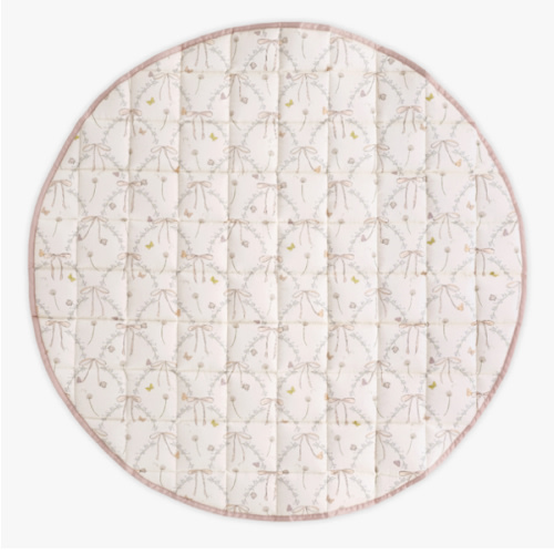 Bows & Butterfly Kisses Play Mat - Pink