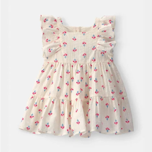 Baby Girl Floral Seersucker Dress - Cream/Red - OshKosh B'gosh | Carter's