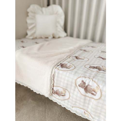 Ted & Duck Fur Lined Cot Blanket – Pop Ya Tot