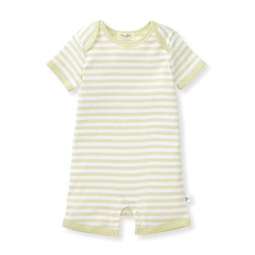 Burt's Bees Baby baby-boys Short Sleeve Rompers, 100% Organic Cotton One-piece Coverall and Layette Set