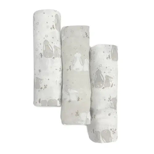 Bubba Bunny Dream Muslin Wrap 3 Pack | Baby Bunting AU