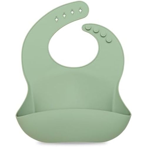 Loulou Lollipop Soft, Waterproof Silicone Feeding Bib
