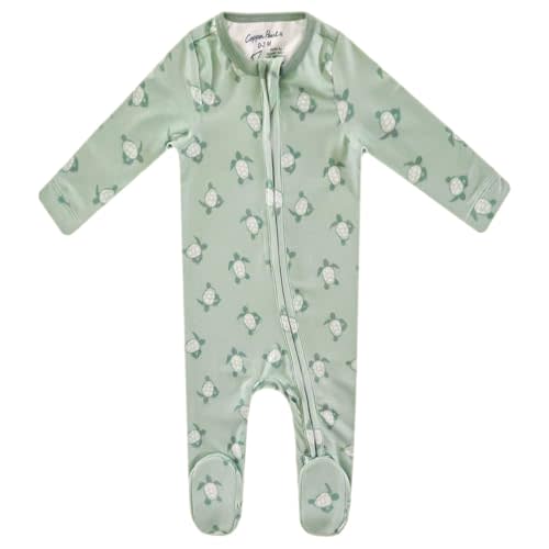 Copper Pearl Zip-up Footie Wade