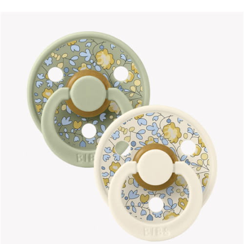 BIBS x LIBERTY Colour Pacifiers 2 Pack Eloise - Sage Mix – Bibsworld store US