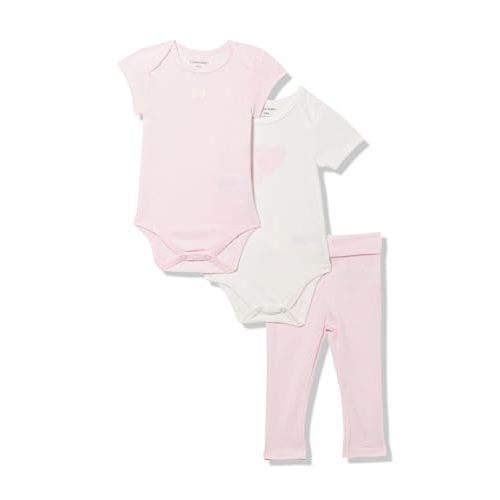 Calvin Klein baby-girls 2 Bodysuits and Pant Set