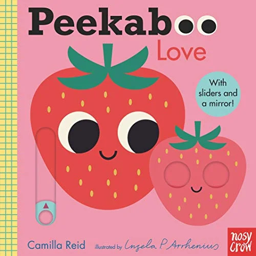 Peekaboo: Love: (An Interactive Board Book for Babies & Toddlers with Mirror & Sliders to Push, Pull, or Turn. Cute Artwork Includes a Strawberry, Rainbow, Ladybug, & More.) | Barnes & Noble®