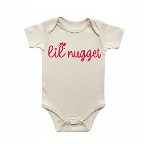Chicken Nugget Newborn Baby Onesie® Bodysuit GS1 Multicolor 0-3M