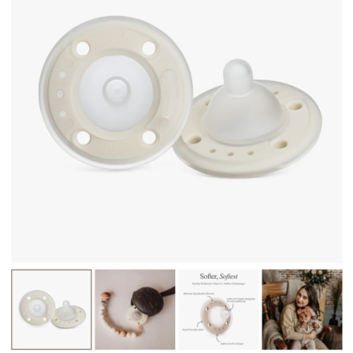 Ninni Pacifier Creme 2 Pack