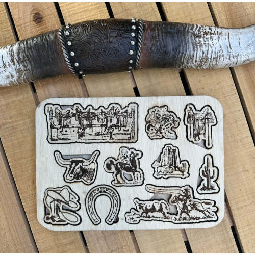 Western life kids puzzle