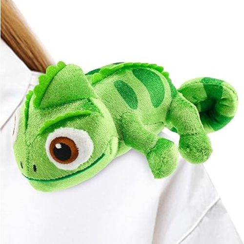 Chameleon Shoulder Plush，Lizard Cosplay Props Merch Green