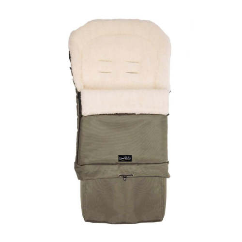Cover Baby Organic Wool Adjustable Footmuff, Olive