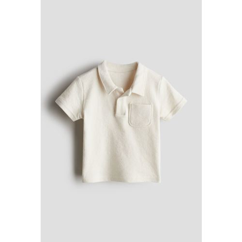 Cotton Terry Polo Shirt