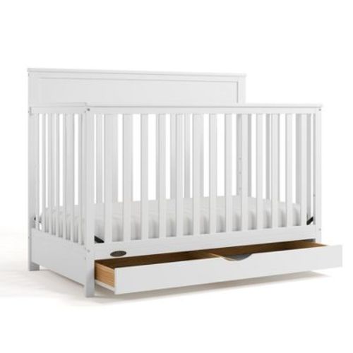 Graco Shiloh Convertible Crib with Drawer - White
