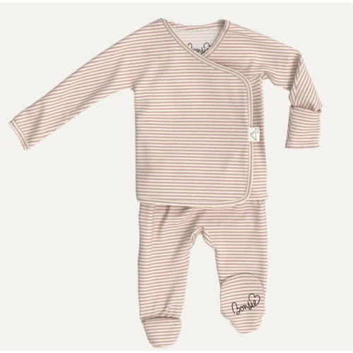 Footie - Berry Twist – Bonsie Skin to Skin Babywear