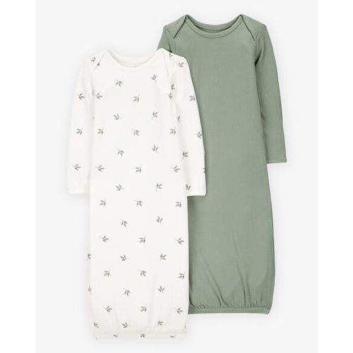 Baby 2-Pack PurelySoft Sleeper Gowns - Green - Carter's | Carter's