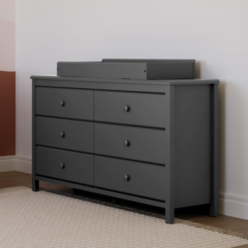 Storkcraft Alpine 6 Drawer Dresser With Nest Topper And Change Pad & Reviews | Wayfair