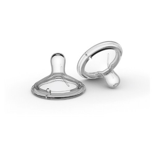nanobebe 2pk Baby Bottle Silicone Nipple - Fast Flow