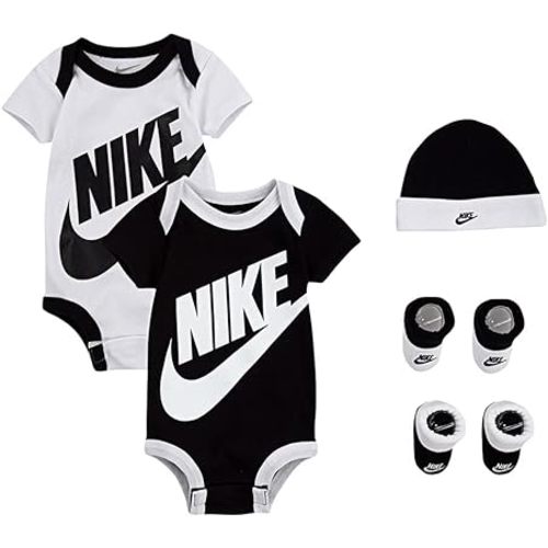 Nike Futura 5-Piece Box Baby Boys Clothing Set Size 0/6M, Color: Black/White-Multi-Colored