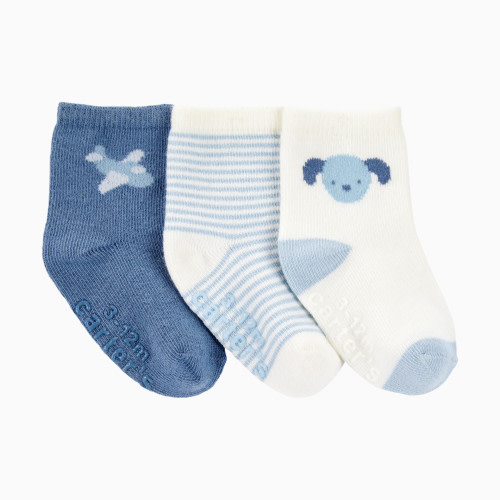 Carter's 3-Pack Socks - Puppy, 0-3 M