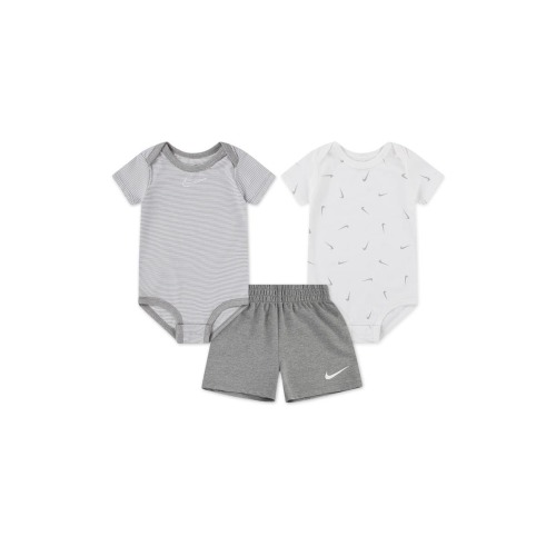 Stripe Swooshfetti 2-Pack Bodysuits & Shorts Set
