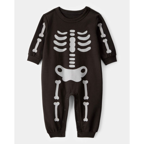 Baby Skeleton Long-Sleeve Jumpsuit - Black - Carter's | Carter's