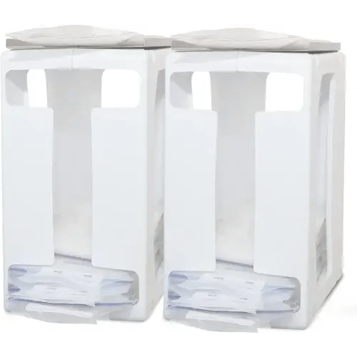 Nurse & Nourish 2 Pack Breast Milk Storage Tower - Convenient Storage for Breast Milk bags in freezer